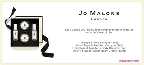 jo malone voucher discount
